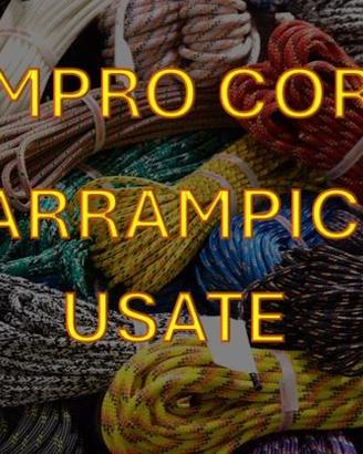 Compr0 corde da arrampicata usate