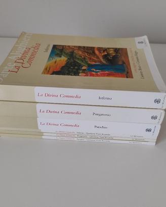 Dante Divina Commedia 3+3 volumi Le Monnier