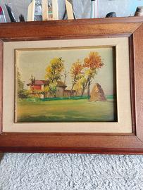 Dipinto-dipinto cascinale padano