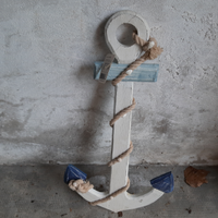 Ancora in legno stile mare