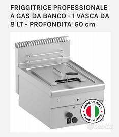 Friggitrice professionale a gas