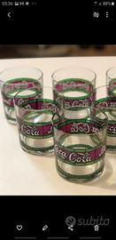 set bicchieri coca cola vintage n6