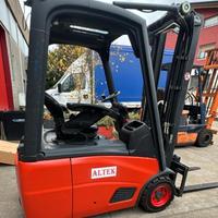 Muletto elettrico Linde E16 nuova serie 3 ruote