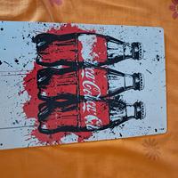 targa  vintage coca cola 
targa coca cola metallo 