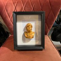 Quadro Maradona in colore bronzo