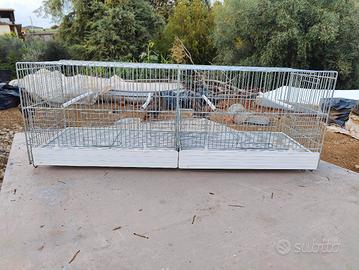 gabbia da 90 uccelli come nuova 