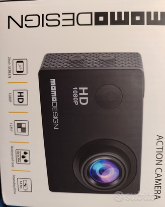 Action cam MOMODESIGN Full HD 1080p – impermeabile