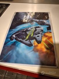 targa in metallo millennium falco 