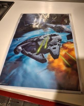 targa in metallo millennium falco 