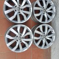 4 cerchi 17 Originali Volkswagen Golf 5 6 7 8 T Ro