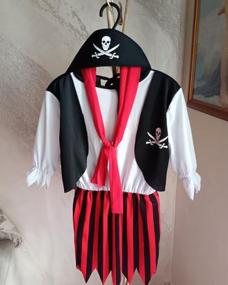 vestito di carnevale Corsaro 6-8 anni