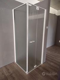 Box doccia VismaraVetro bianco 80x80 nuovo