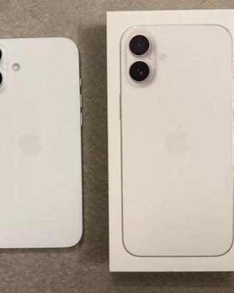 Iphone 16 plus bianco