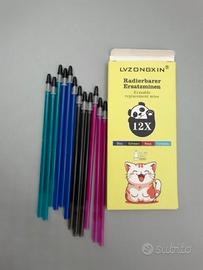Set 12 Ricariche Penne Cancellabili 0.7 mm