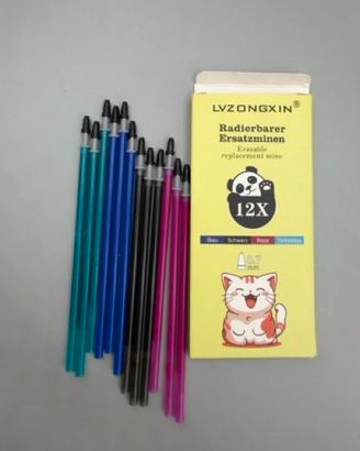 Set 12 Ricariche Penne Cancellabili 0.7 mm