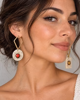 orecchini donna fiori veri