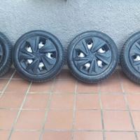 Gomme invernali Smart Fortwo con cerchi carbonlook