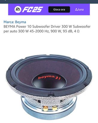 beyma power 10. 300w rms