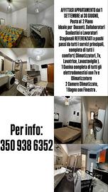 Disponibile Appartamento 1 Settembre / 30 Giugno