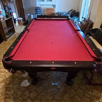 biliardo in lavagna con piano da tavola