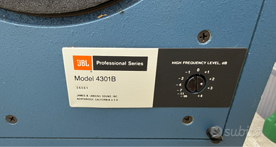 JBL 4301B Control Monitor (Solo Mobili)