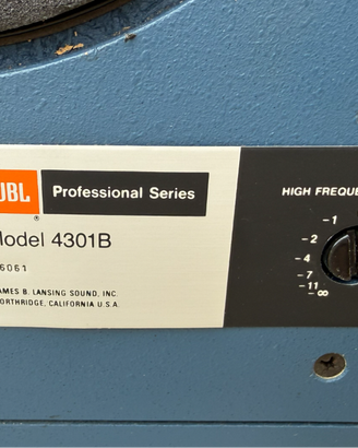 JBL 4301B Control Monitor (Solo Mobili)
