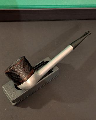 Pipa vintage Ronson England in metallo e radica