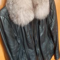 Giubbotto invernale in pelle