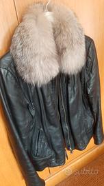 Giubbotto invernale in pelle