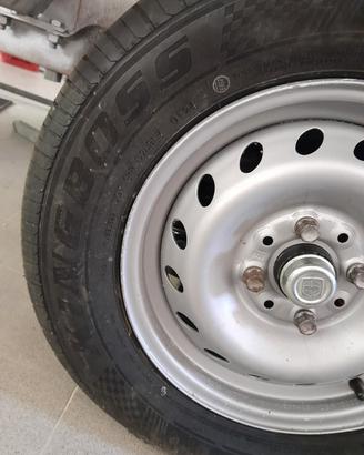 4 ruote per carrello elleb 