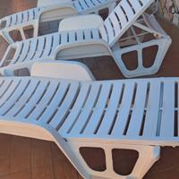 3 lettini prendi sole 