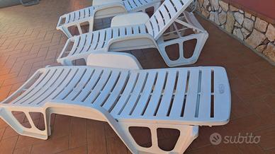 3 lettini prendi sole 