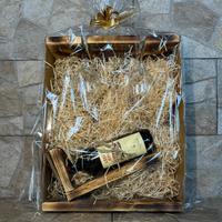 Box Natalizia  con Portabottiglie artigianale