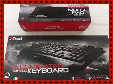 Tastiera e Tappetino Gaming Trust GXT