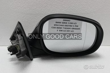 BMW Serie3 E90 LCI specchio destro 5 pin 0063/0062