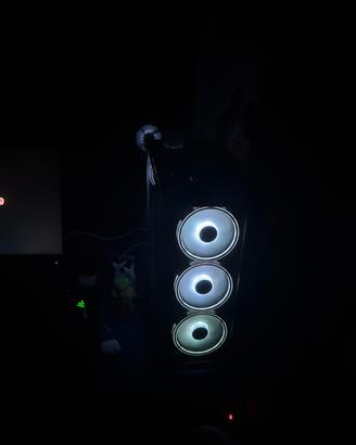 pc gaming ddr5+monitor msi 24 pollici curvo