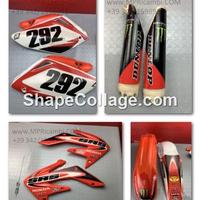 KIT PLASTICHE HONDA CRF 250 2004 2009 CR-F 2005 20