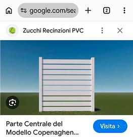 recinzione pvc