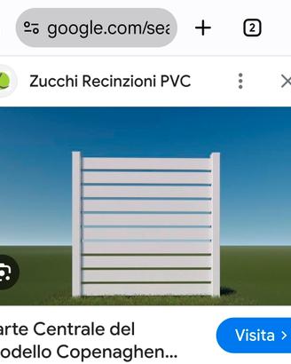 recinzione pvc