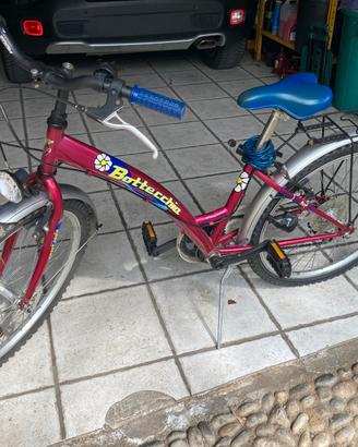 Bicicletta mountain bike 24 pollici con cambio 7 r