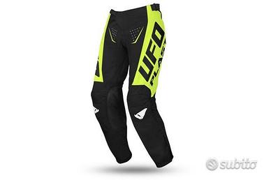 Pantaloni Motocross UFO Oblivion Nero/Giallo