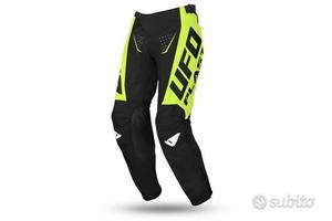 Pantaloni Motocross UFO Oblivion Nero/Giallo