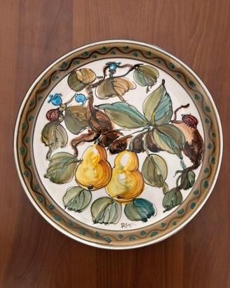 Coppia piatti ceramica Albisola Lino Grosso