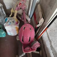 Bici Bambina 16 pollici + Caschetto e ginocchiere 