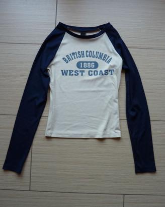 Maglia maniche lunghe ragazza Shein
