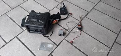 Visore fpv,trasmettitore,ricevitore,lente acrilica