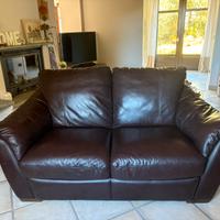 Divano in vera pelle