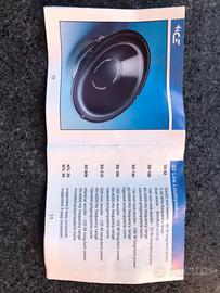 Altoparlanti 165 coral con twiter e cavi alimentaz