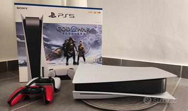 Ps5 Fat Disco + 2 joypad e base ricarica 