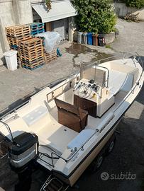 Barca open 100cv + carrello